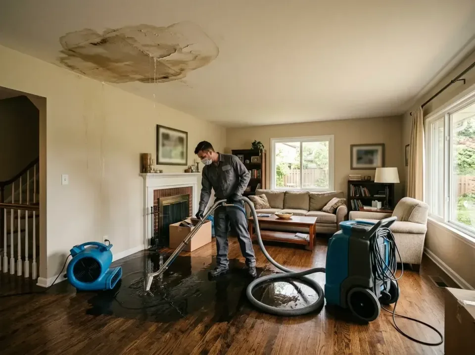 attic-pipe-burst-ceiling-drip-008 — frequently asked questions, Water Damage Restoration & Carpet Care in Port Jefferson, NY